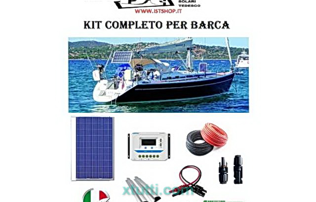 Pannello fotovoltaico ideale per barca kit completo