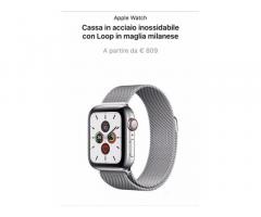 Apple Watch serie 5 in acciaio NUOVO