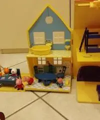 Casa, treno e scuola di Peppa Pig