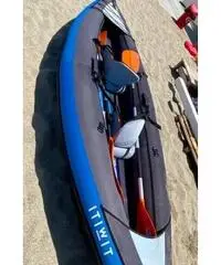 Canoa kayak Gonfiabile 2 posti Completa