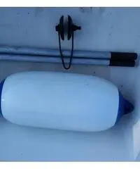 Barca con motore evinrude 9.9 cv