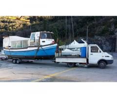 trasporto e rimessaggio barche gommoni