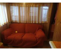 Roulotte stanziale con annessa casetta in legno