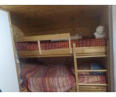 Roulotte stanziale con annessa casetta in legno