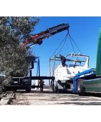 Open blumax 650 trasporto barca