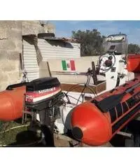 Gommone motore e carrello omologato Gommone motore e carrello omologato