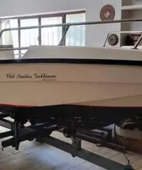 Barca con carrello e motore Barca con carrello e motore