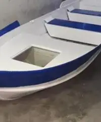 Barca alluminio e vetroresina