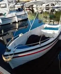 Barca con tendalino senza motore Barca con tendalino senza motore