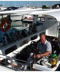 Barcaa motore professionale diving