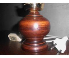 Lampada da tavolo in legno di epoca 900' - Biella