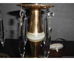 Coppia lampade da tavolo in ottone epoca 900' - Biella