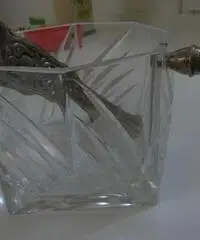 Formaggiera, cestello e recipiente termico in argento - Modena Formaggiera, cestello e recipiente termico in argento - Modena