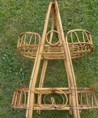 Carrello Portabottiglie in bambù - Vintage - Toscana Carrello Portabottiglie in bambù - Vintage - Toscana