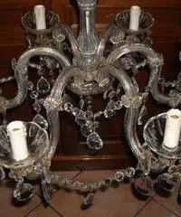 Vecchio lampadario maria teresa 6 luci anni 30-40 - Verona Vecchio lampadario maria teresa 6 luci anni 30-40 - Verona