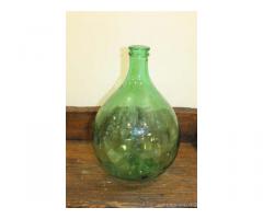Bottiglia vetro vintage industriale anni 50 centrotavola - Viterbo