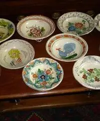 10 piatti rustici da collezione dell'800 - Vicenza 10 piatti rustici da collezione dell'800 - Vicenza