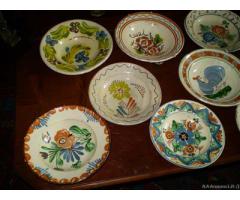 10 piatti rustici da collezione dell'800 - Vicenza