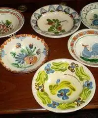 10 piatti rustici da collezione dell'800 - Vicenza 10 piatti rustici da collezione dell'800 - Vicenza