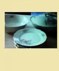 SERVIZIO PIATTI PORCELLANA D'ANTIQUARIATO ANNI 50 - Milano