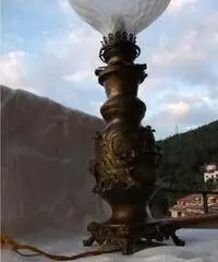 Antica lampada di bronzo - Roma