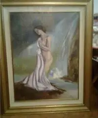 Quadro olio su tela - Veneto Quadro olio su tela - Veneto
