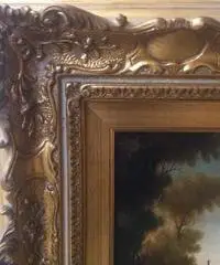 Quadro olio su tela - Veneto Quadro olio su tela - Veneto