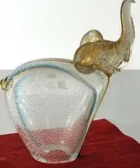 Elefantino in vetro di murano - Agrigento