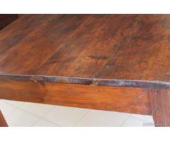 Enorme antico tavolo Piemontese rustico 260 cm 12 persone - Viterbo