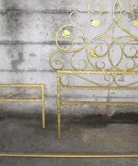 Letto singolo ferro battuto a ricci - Verona Letto singolo ferro battuto a ricci - Verona