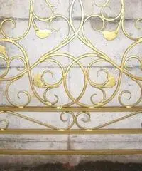 Letto singolo ferro battuto a ricci - Verona Letto singolo ferro battuto a ricci - Verona