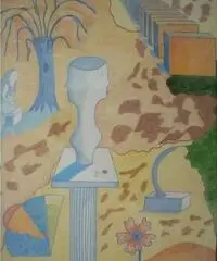 Quadro moderno con cornice_Roma Piramide Quadro moderno con cornice_Roma Piramide