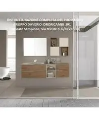 Ristrutturazione bagno, Varese, Gallarate, Jerago, Cavaria